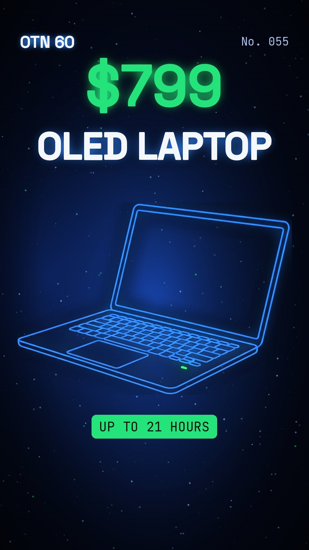 OTN 60 No. 055: A Light, Sharp-Screen Laptop for $799