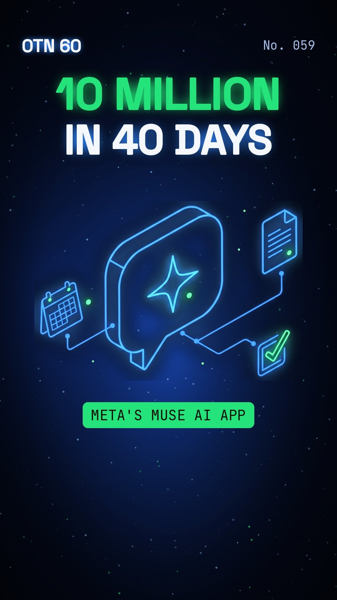 OTN 60 No. 059: Meta’s Muse Is Growing Faster Than ChatGPT Did