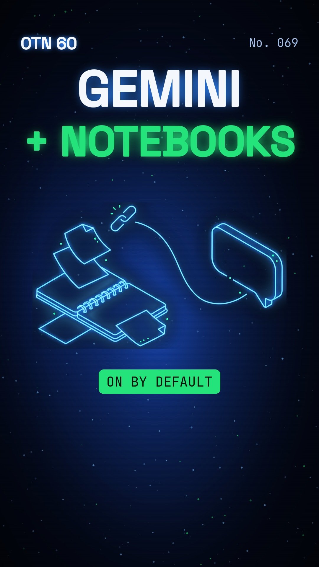 OTN 60 No. 069: Gemini Can Now Manage Your Notebooks in Chat
