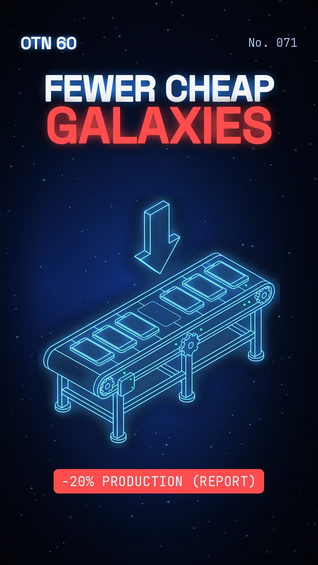 OTN 60 No. 071: Samsung May Make Millions Fewer Cheap Galaxies