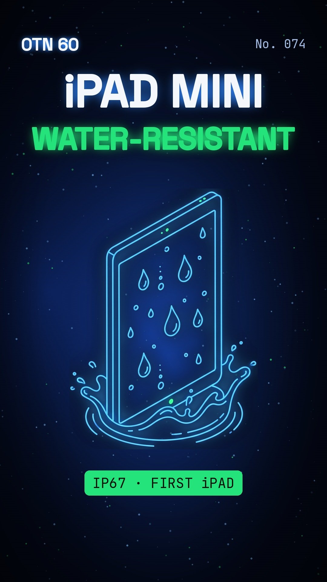 OTN 60 No. 074: The New iPad Mini Can Survive a Pool Drop